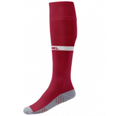 Гетры футбольные Jögel CAMP ADVANCED SOCKS JC1GA0328.83, гранатовый/белый