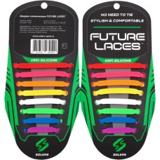 Шнурки FUTURE LACES силиконовые, черные