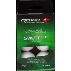 Мяч н/т Roxel 2* Swift, белый (6шт)